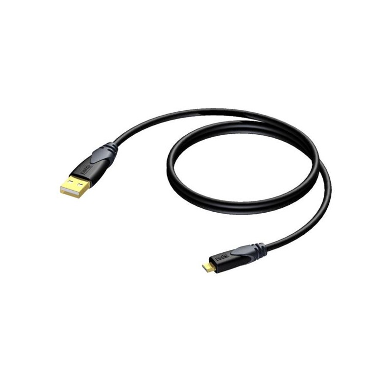 PROCAB CLD614/1.5 USB A - USB micro B 1,5 meter